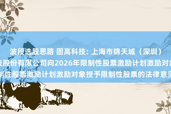 波段选股思路 固高科技: 上海市锦天城（深圳）律师事务所关于固高科技股份有限公司向2026年限制性股票激励计划激励对象授予限制性股票的法律意见书